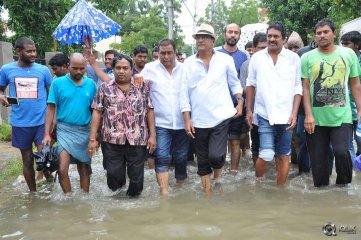 Maa Association Flood Relief program At Allwyn Colony